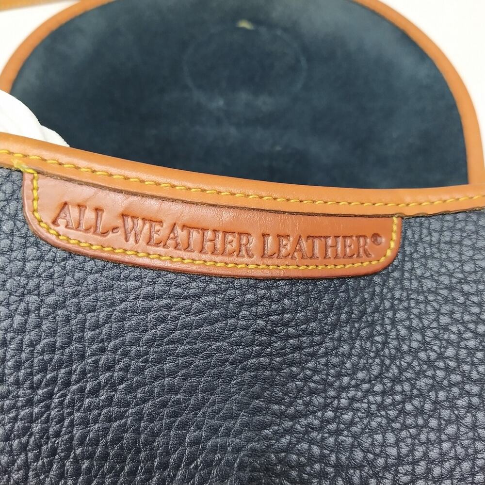 Dooney & Bourke Black Pebbled Leather Crossbody Bag - Vintage Made in USA - Picture 11 of 16